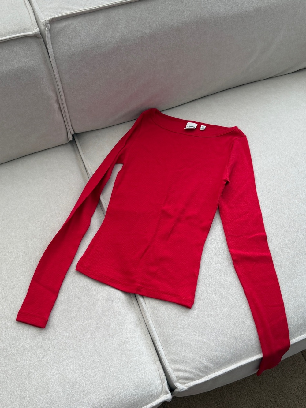 aritzia ribbed top